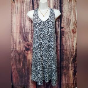 American Eagle Halter Leopard Print Dress In New Condition Size Medium!